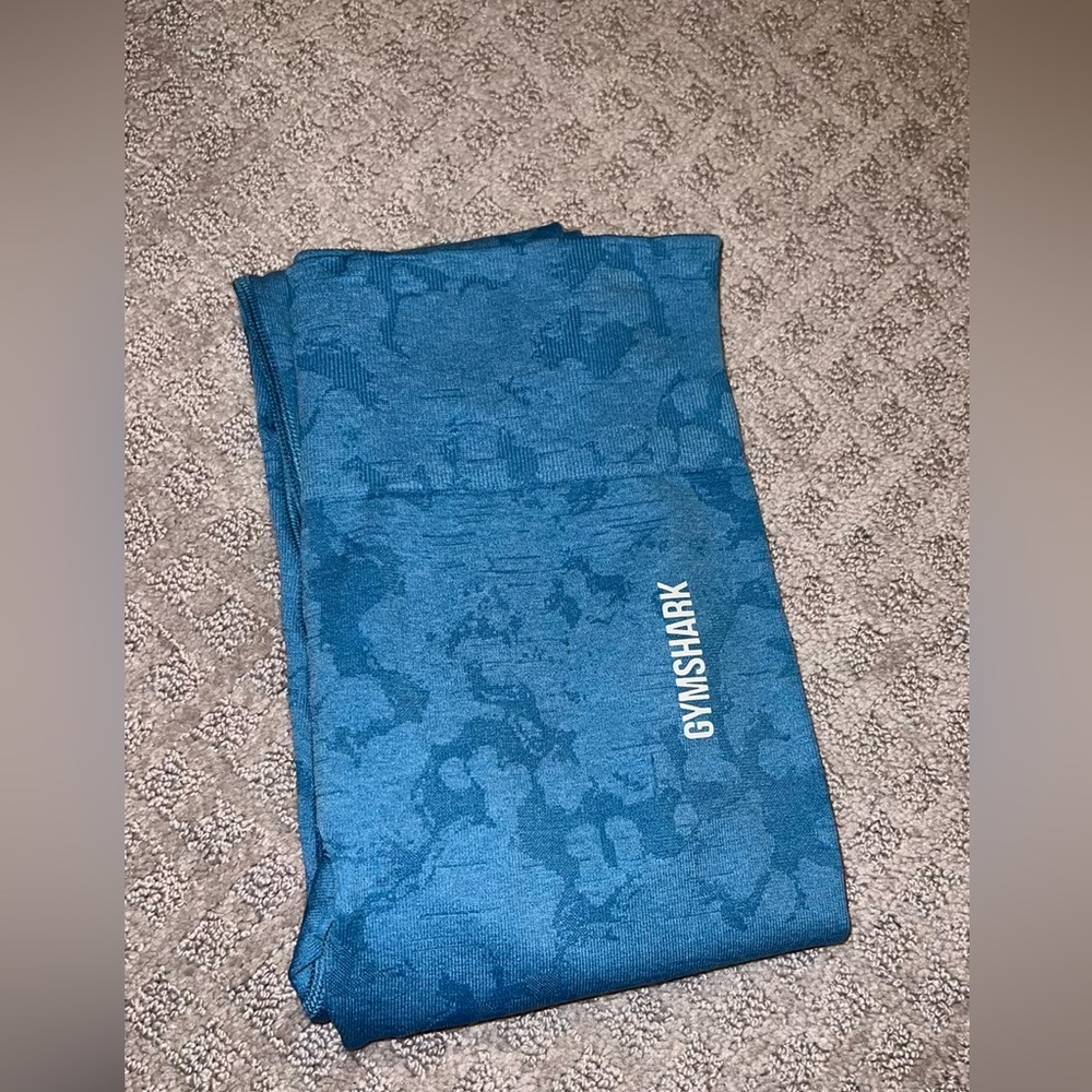 Blue camo gymshark leggings